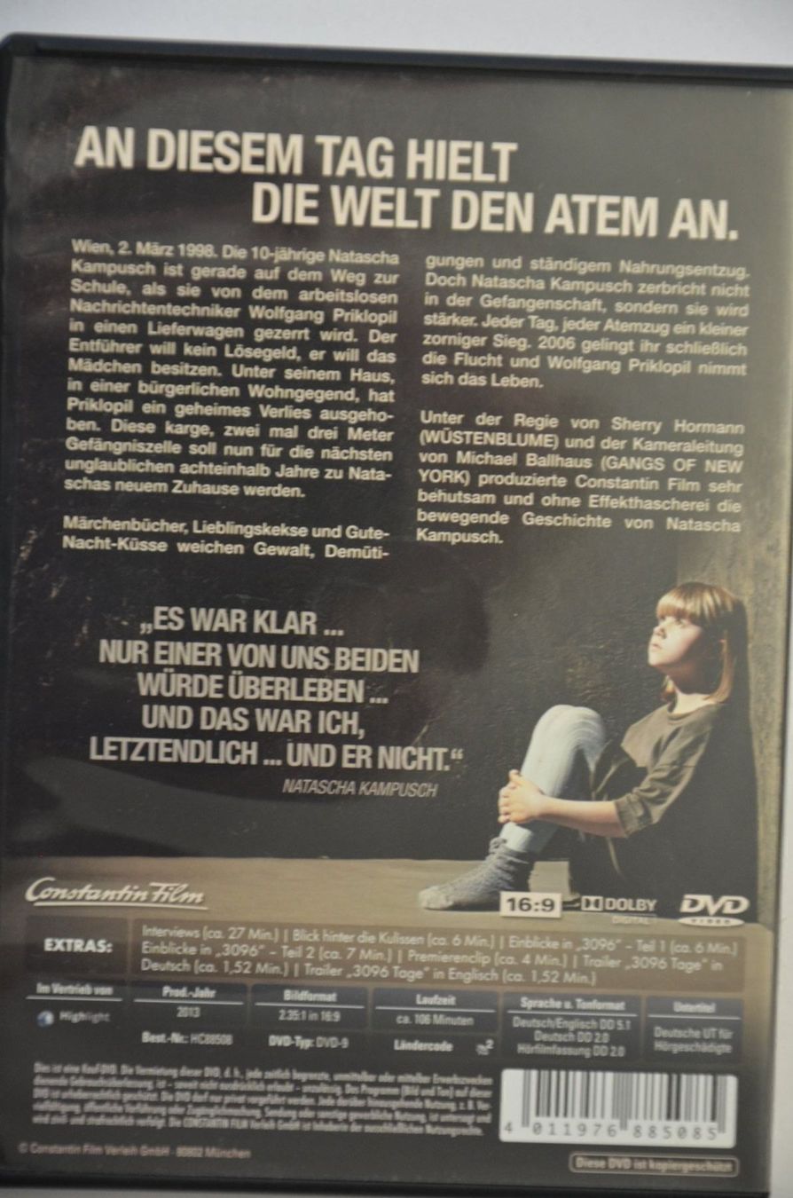 Tutti i DVDs: 3096  Tage – Nuovo (secondo la descrizione) da Wetzikon ZH venduto da bausie 1