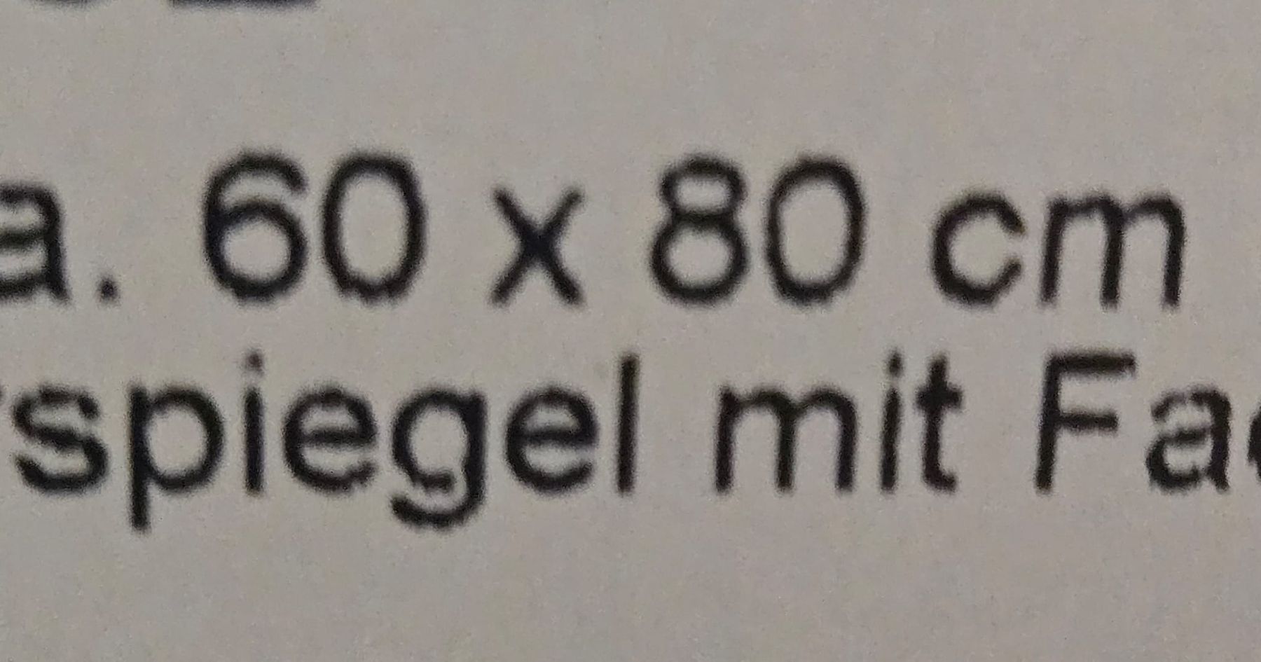 Spiegel: Grosser Spiegel mit weissem Rahmen, ca. 60 x 80 cm! – Gebraucht aus Rheinsulz von Dred 4