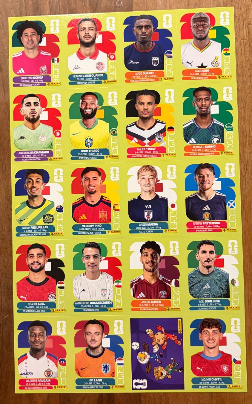 Panini Carte collezionabili: Panini WM 2026 Update Set 120 Stickers – Nuovo e nell'imballaggio originale da Regensdorf venduto da Maryjagne 6