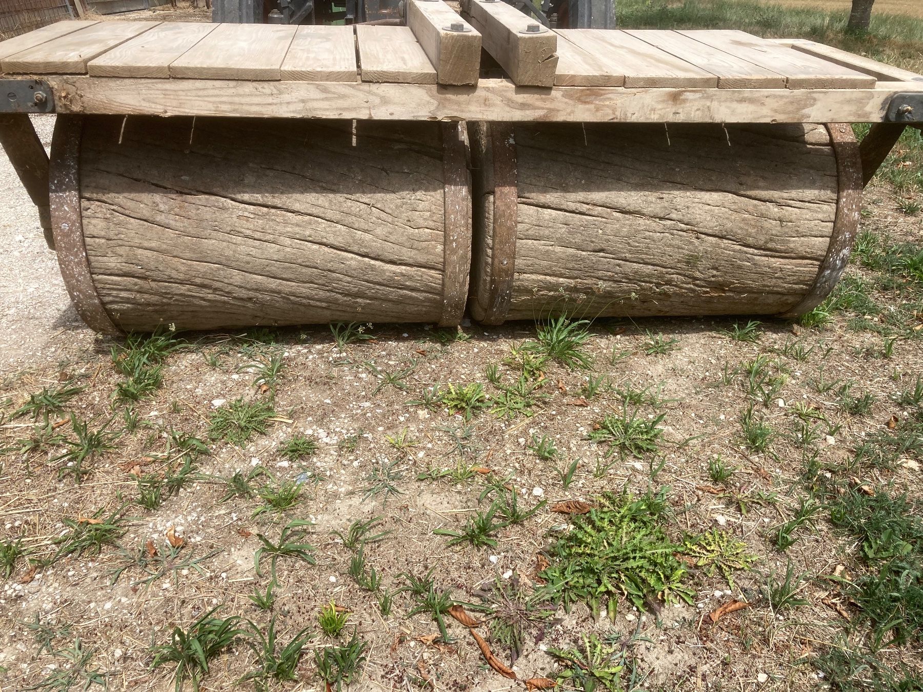 Tutte le macchine: Walze, Glattwalze, Ackerwalze aus Holz – Usato da Winistorf venduto da Frosch55 1