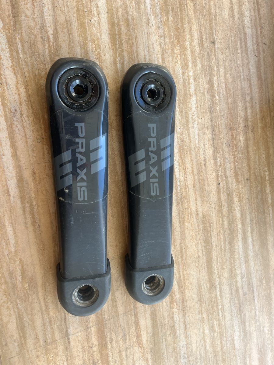 Ersatzteile: Pédalier Praxis E-Crank Type 6 - ETOR 165cm Carbon – Gebraucht aus Bulle von adriendr