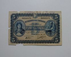 Schweiz ++ 5.- Franken 1914, sehr selten