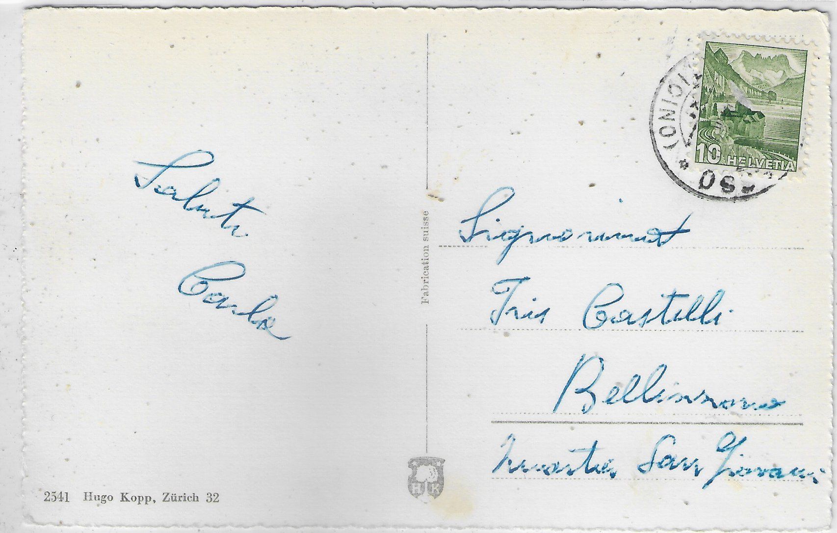 Cartoline postali: Dalpe-Cornone - Vue generale – Usato da Ettingen venduto da Kartenplanet 1