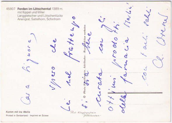 Cartes postales: Ferden im L. mit Kippel und Wiler – D'occasion à Binningen par Mountainrider 1