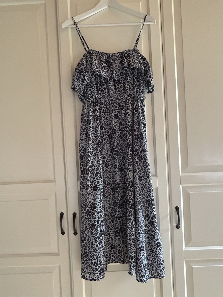 C&A Vestiti: Sommer Midi Kleid C&A, navy, Grösse 38 – Nuovo (secondo la descrizione) da Diessenhofen venduto da Bmaurice
