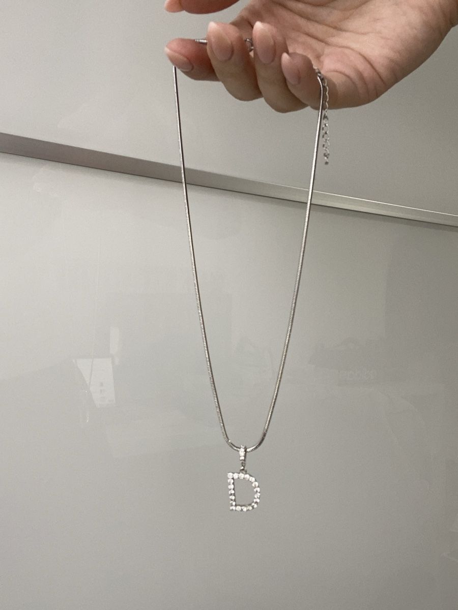 Catenine: Silberkette mit Buchstaben Anhänger "D" – Nuovo e nell'imballaggio originale da Zürich venduto da dedasiba 3