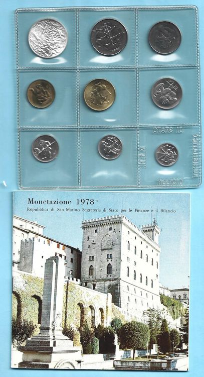 San Marino Serie 1978 complet im Etuis Silber und+ Kaufen auf Ricardo