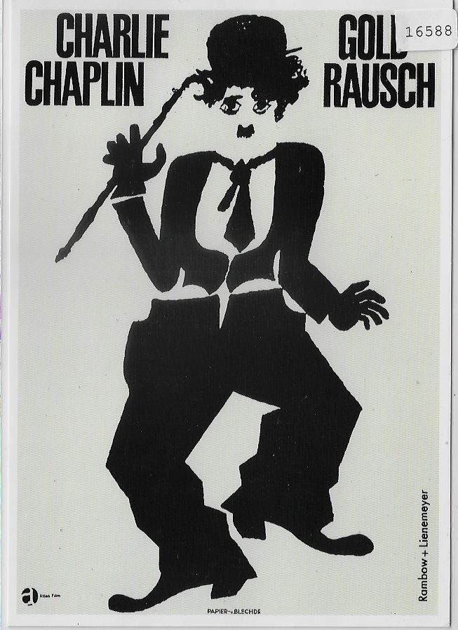 Ansichtskarten: Charlie Chaplin - Gold Rush 1925 – Gebraucht aus Ettingen von Kartenplanet