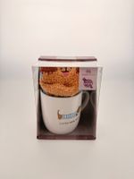 Keramik Tasse & Kuschelsocken Dachshund