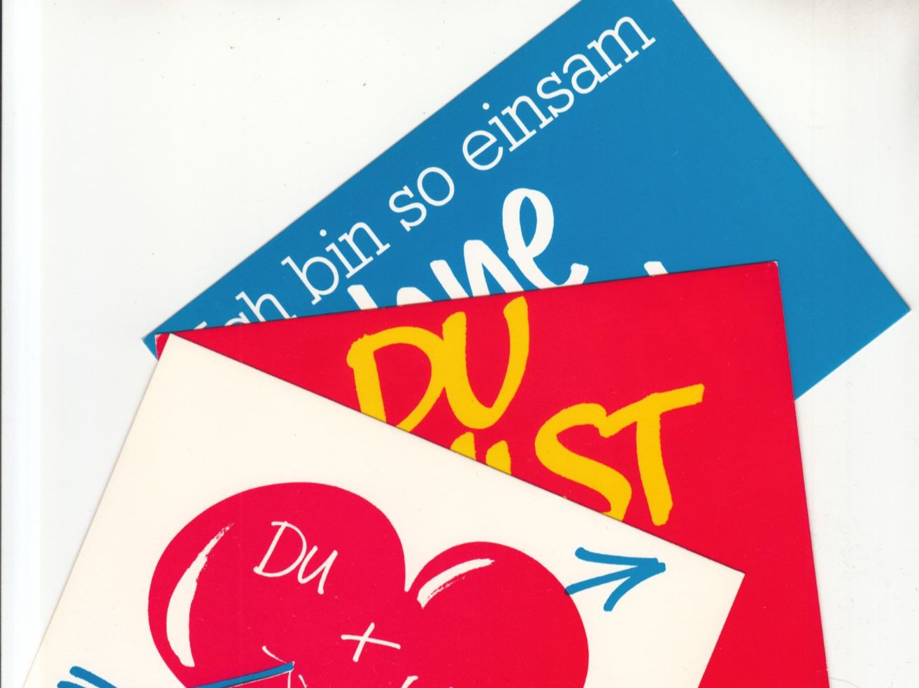 Cartoline postali: Motivkarten Liebe 3 Stück – Usato da Bürglen TG venduto da StampGraf