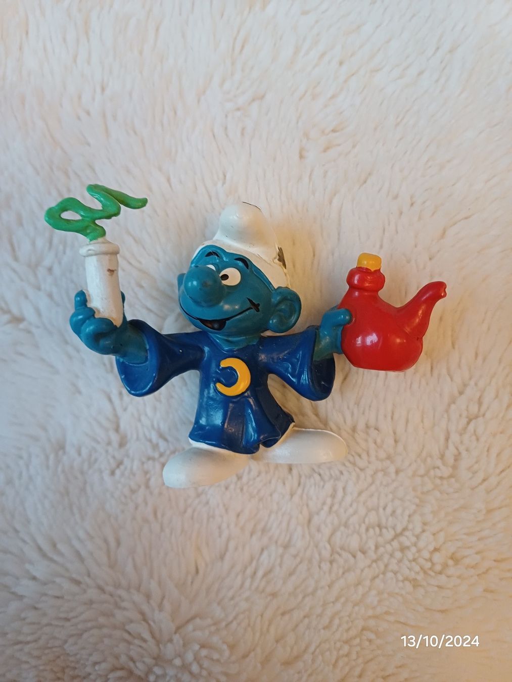 Bullyland Statuette: Zauberer Schlumpf - Peyo/Bully – Usato da Würenlos venduto da Abracadabra26 1