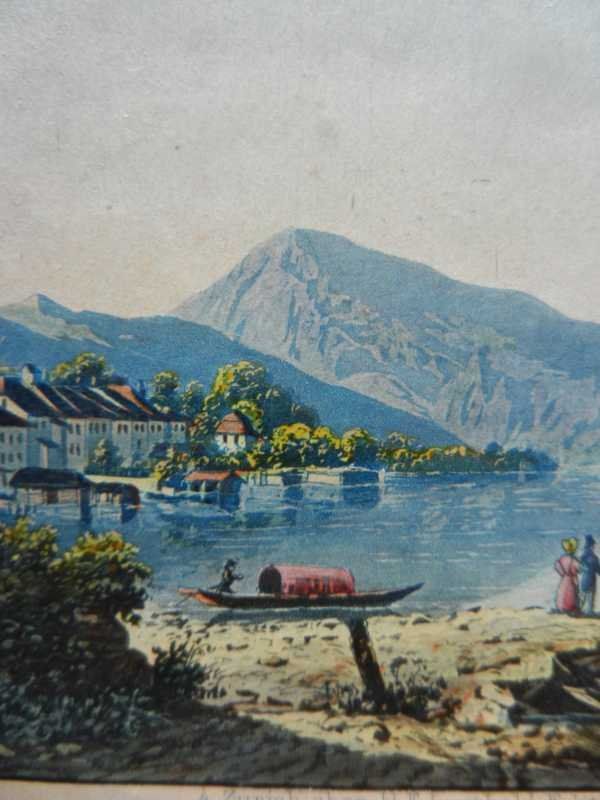 Incisioni: Zug Rigi koloriert – Usato da Risch venduto da Rischli15 4