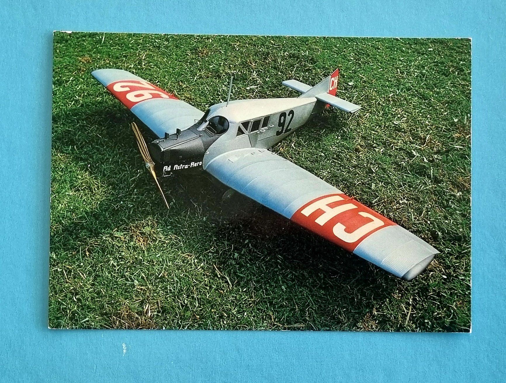 Ansichtskarten: Junkers F-13 - Modell 1:10 – Gebraucht aus Rothrist von RROENK