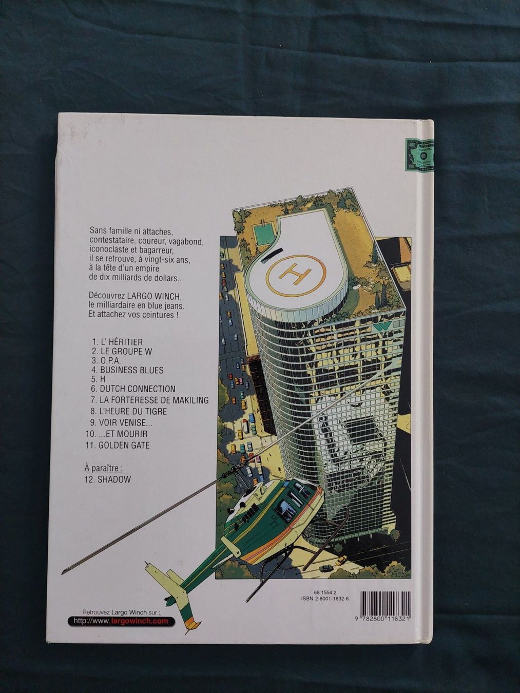 Fumetti: Largo Winch T.2 Le Groupe W / BE+ – Usato da Genève venduto da Blu_BD 3
