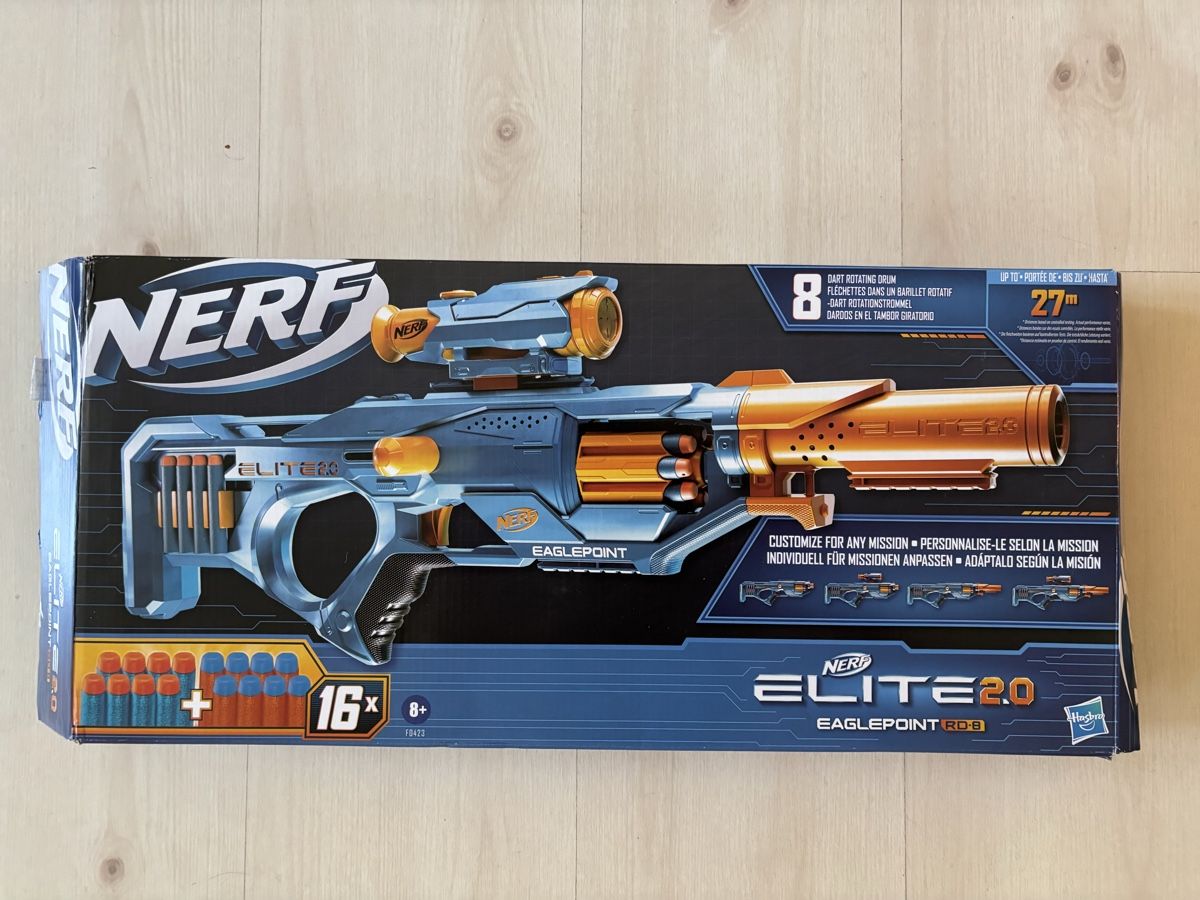 Nerf Giocattoli: Nerf Elite 2.0 Eaglepoint RD-8 Blaster new – Nuovo (secondo la descrizione) da Therwil venduto da cor_d2f8