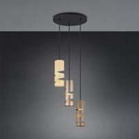 Pendelleuchte, 3 Strahler, 28 cm Ø