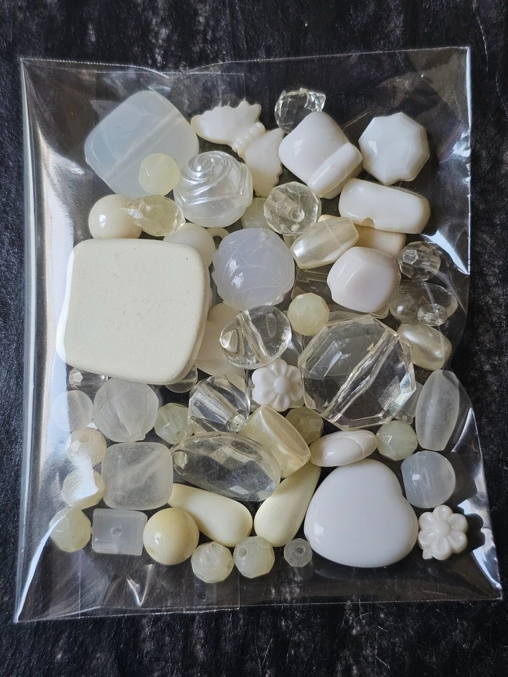 Perle (finte): 20g Acryl zwischen Elemente Kugeln Kette Basteln Perlen – Nuovo (secondo la descrizione) da Riedt b. Erlen venduto da Gottestraene