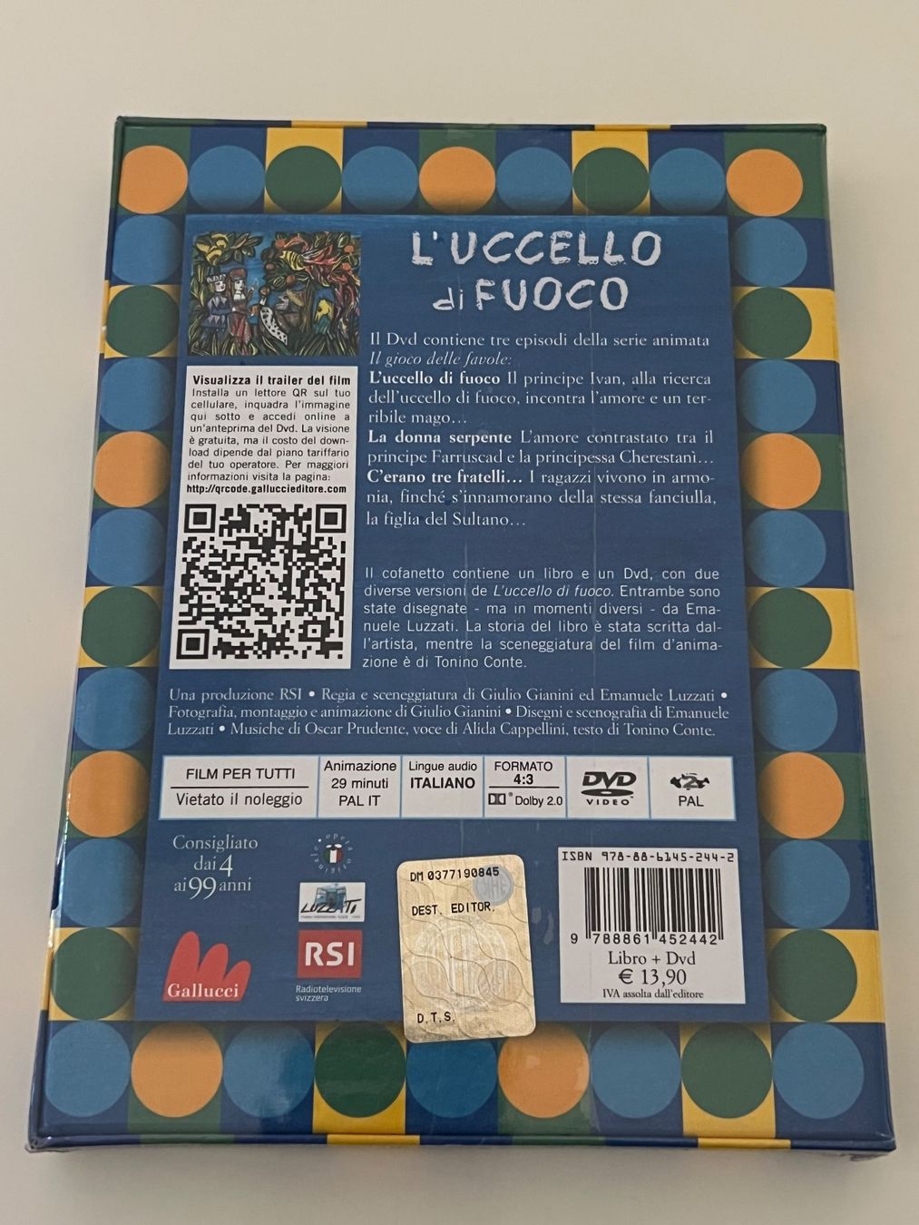 Tutti i DVDs: Gianni E Luzzati : L'uccello di fuoco - DVD + Buch – Nuovo e nell'imballaggio originale da Altstätten SG venduto da sheamus 1