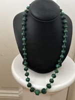Collier Vintage en Malachite Véritable - Élégant! ✨💚 (54)
