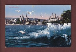ZÜRICH - Brandung - 1914 // Eckbug //