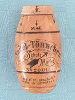antikes Nadel-Tönnchen Schutz-Marke 2001