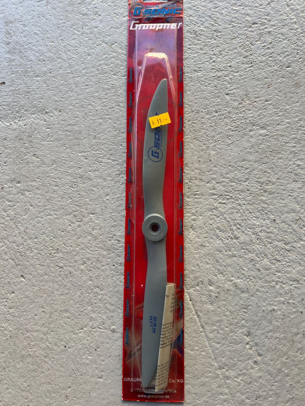 Graupner Modellismo RC: Graupner Propeller – Nuovo e nell'imballaggio originale da Gorgier venduto da Jamu394565