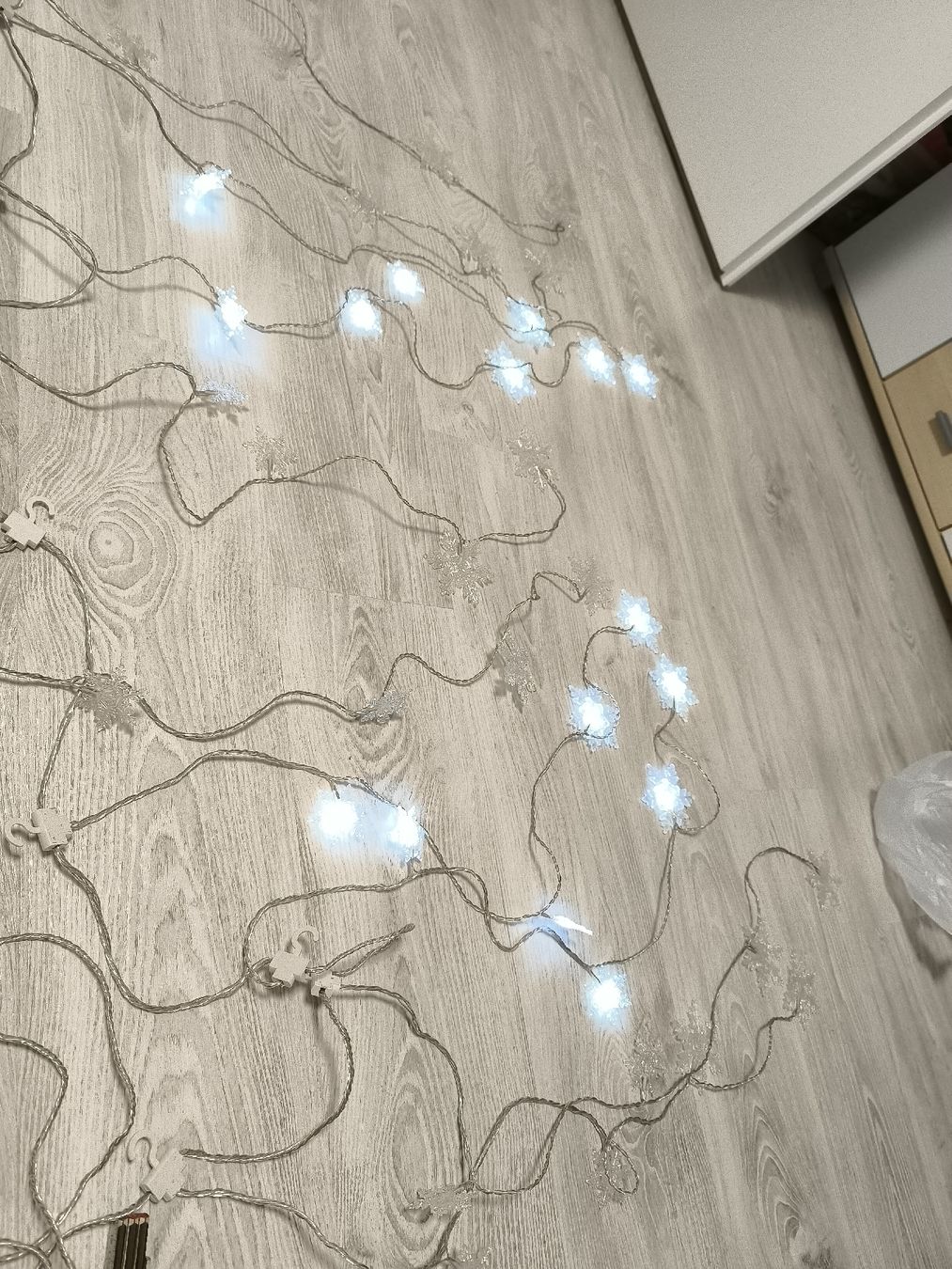 Ghirlande e barre luminose: Lichterkette Led Schneestern – Usato da Bichelsee venduto da Andi790 2
