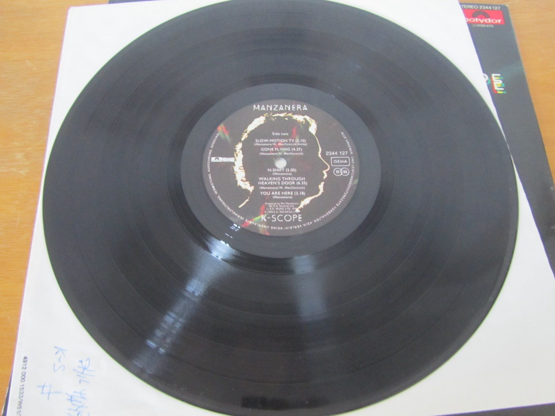 Dischi in vinile: PHIL MANZANERA:  K-Scope – Usato da Seengen venduto da mikelele 3