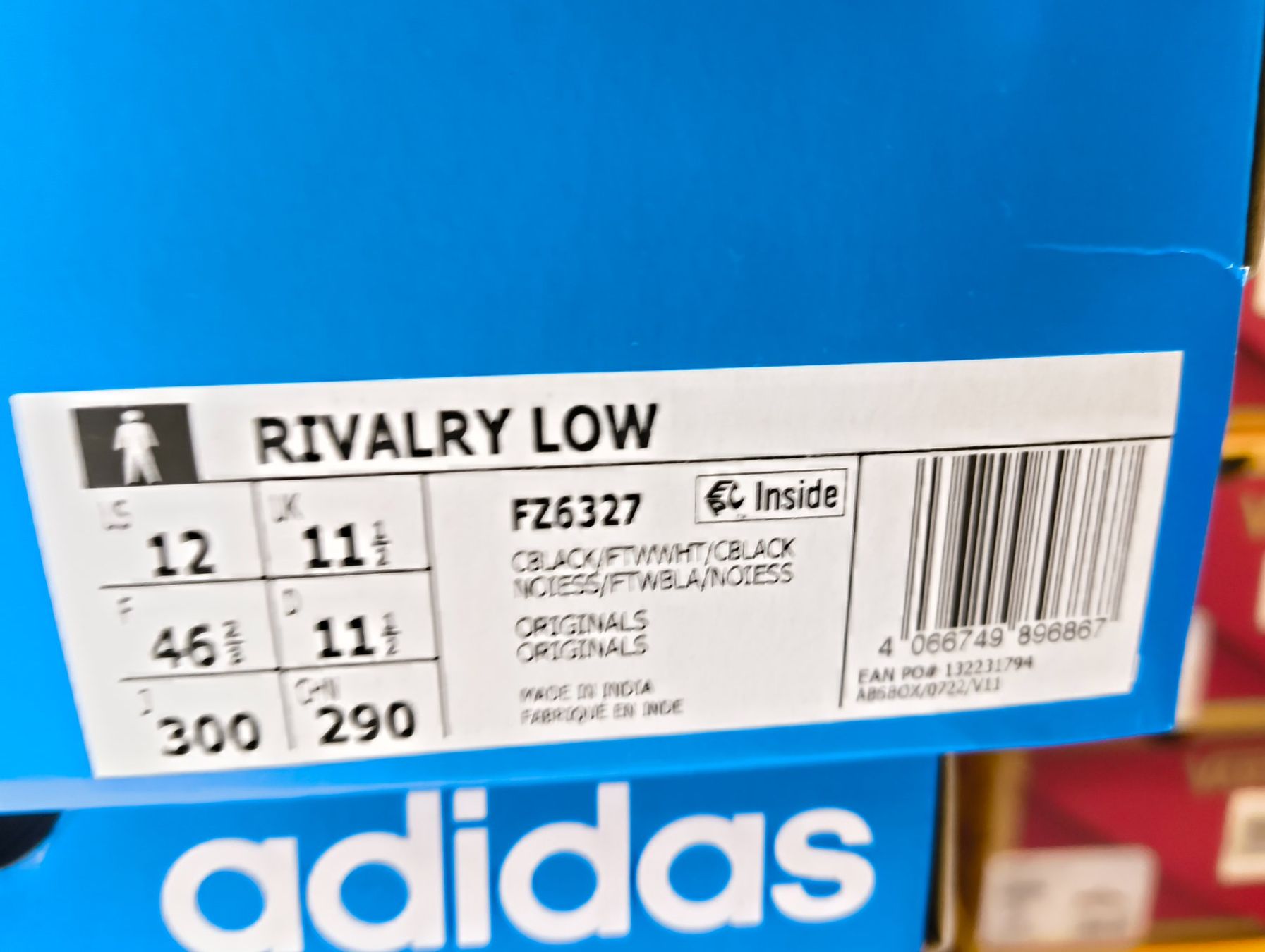 Adidas Scarpe da uomo: Adidas Rivalry Low Gr. 46 2/3 – Nuovo e nell'imballaggio originale da Uitikon Waldegg venduto da PJLS1 4