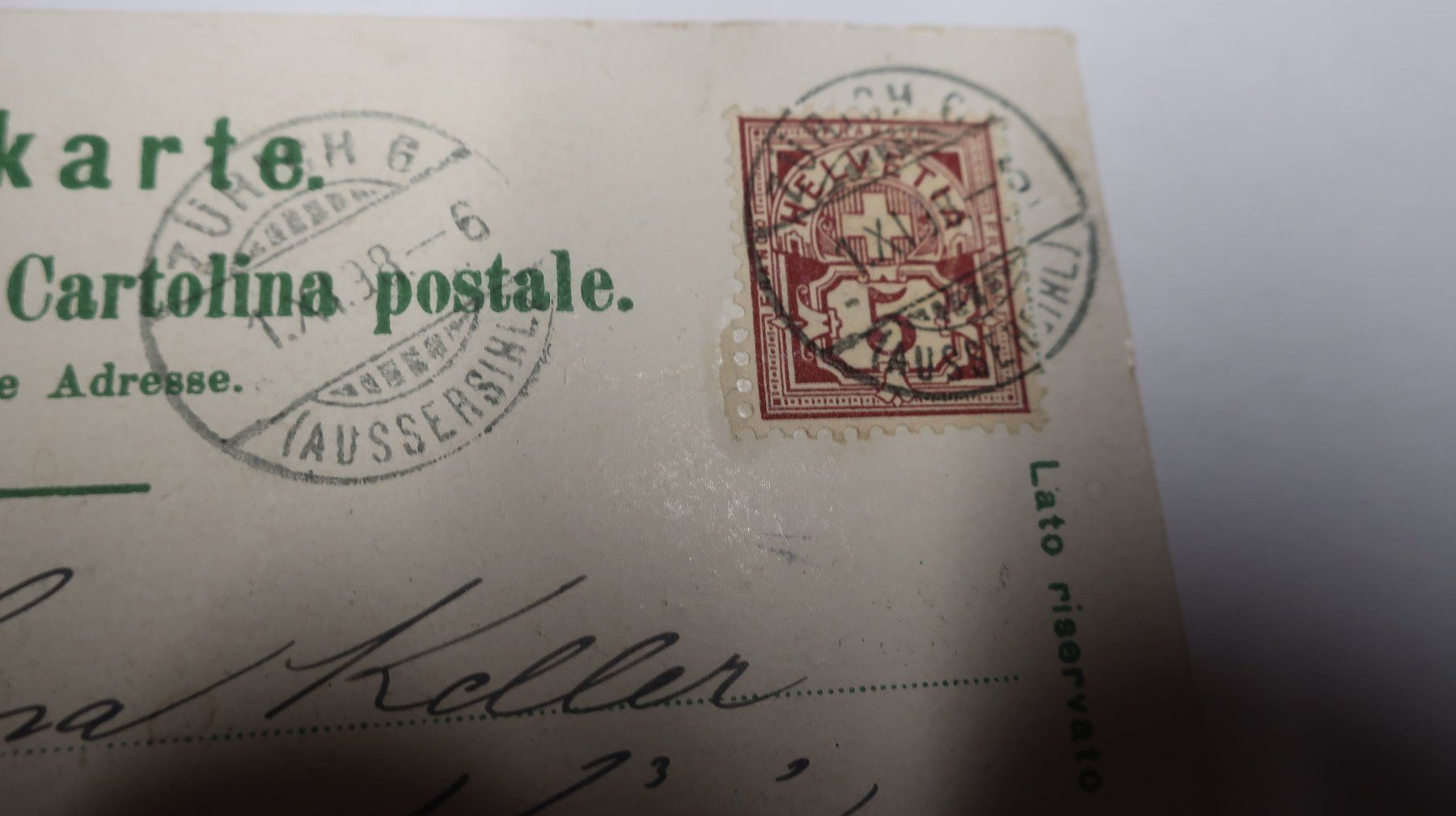 Ansichtskarten: Gruss aus Zürich 1898 – Gebraucht aus Cormoret von Pascalll2001 6