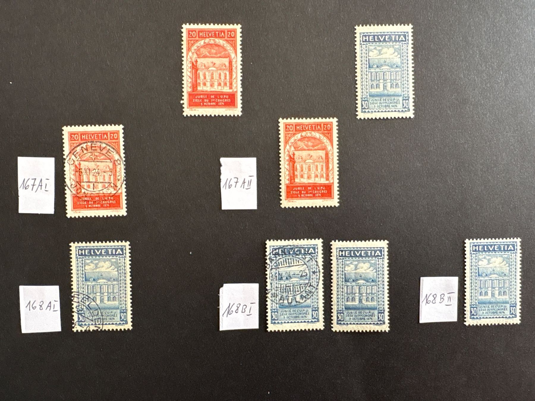 Tutti i francobolli: 1924 Weltpostverein UPU gestempelt + Postfrisch – Usato da Stampa venduto da gmcgmc149 1