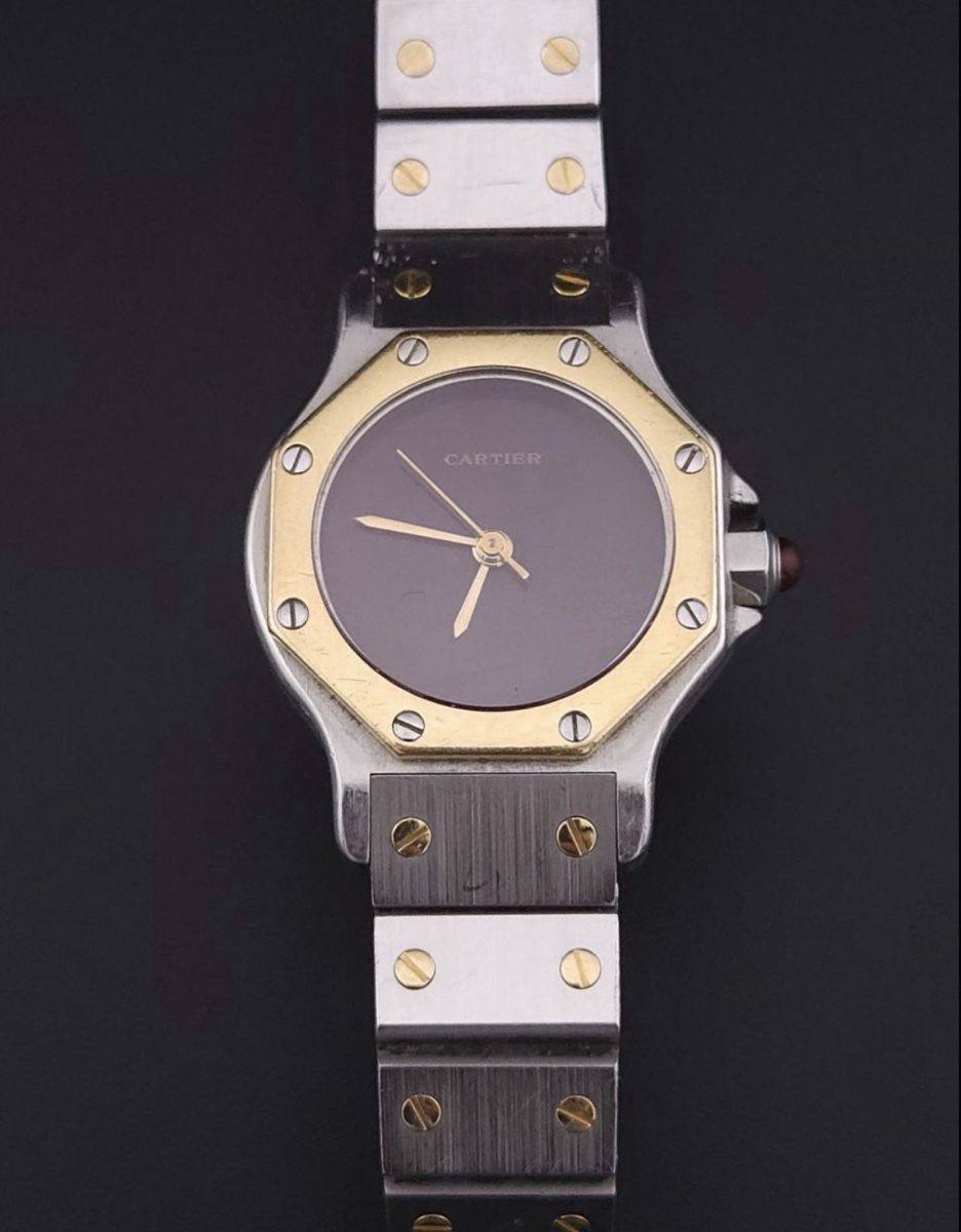 Cartier Orologi: Cartier Santos Octagon, référence 0907, automatique – Usato da Grandvaux venduto da Spaniard