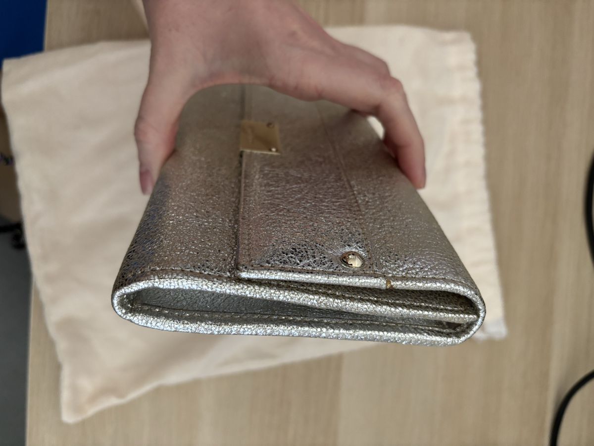 Jimmy Choo Borse da donna: Jimmy Choo Silver Clutch - full set! – Nuovo (secondo la descrizione) da Windisch venduto da bymarikaa 5