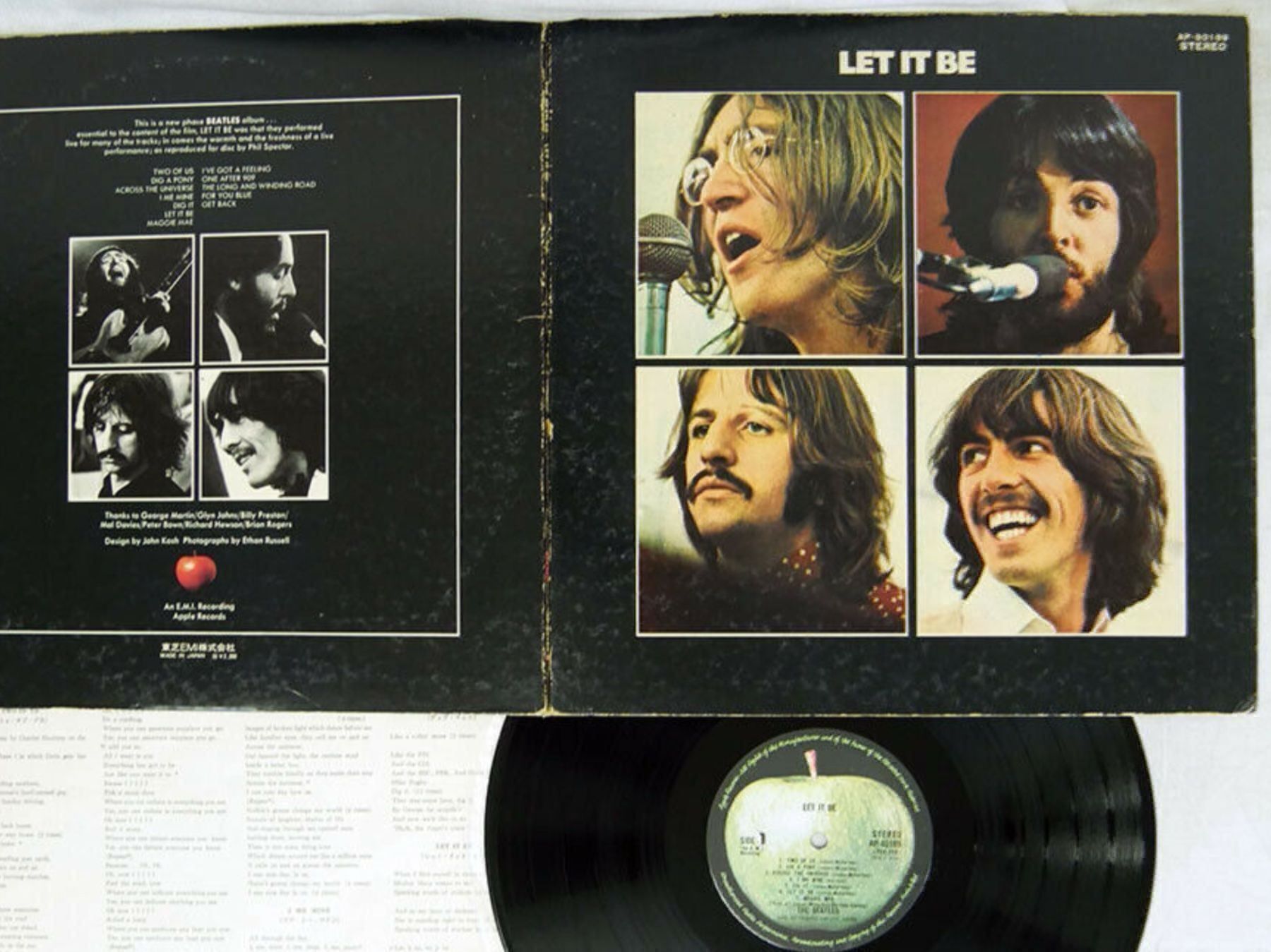 Schallplatten: Beatles Let it be AP 80189 JAPAN  LP – Gebraucht aus founex von cetrarese01