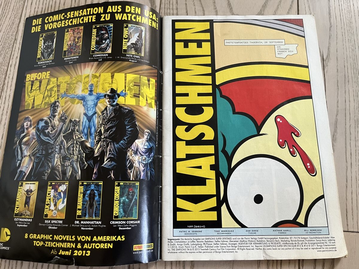 Comics: Simpsons Comic - Superspektakel – Gebraucht aus Romanshorn von Apfelschuss 1
