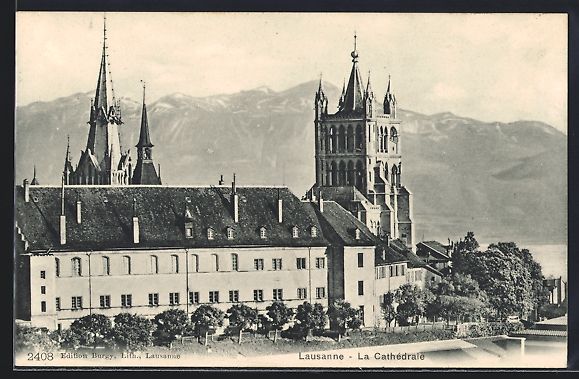 Ansichtskarten: AK Lausanne, La Cathédrale – Gebraucht aus Berlin von bartko-reher