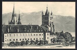 AK Lausanne, La Cathédrale