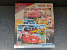 Clementoni Cars Puzzle-Set 2x60 Teile 5+  (27x19cm)