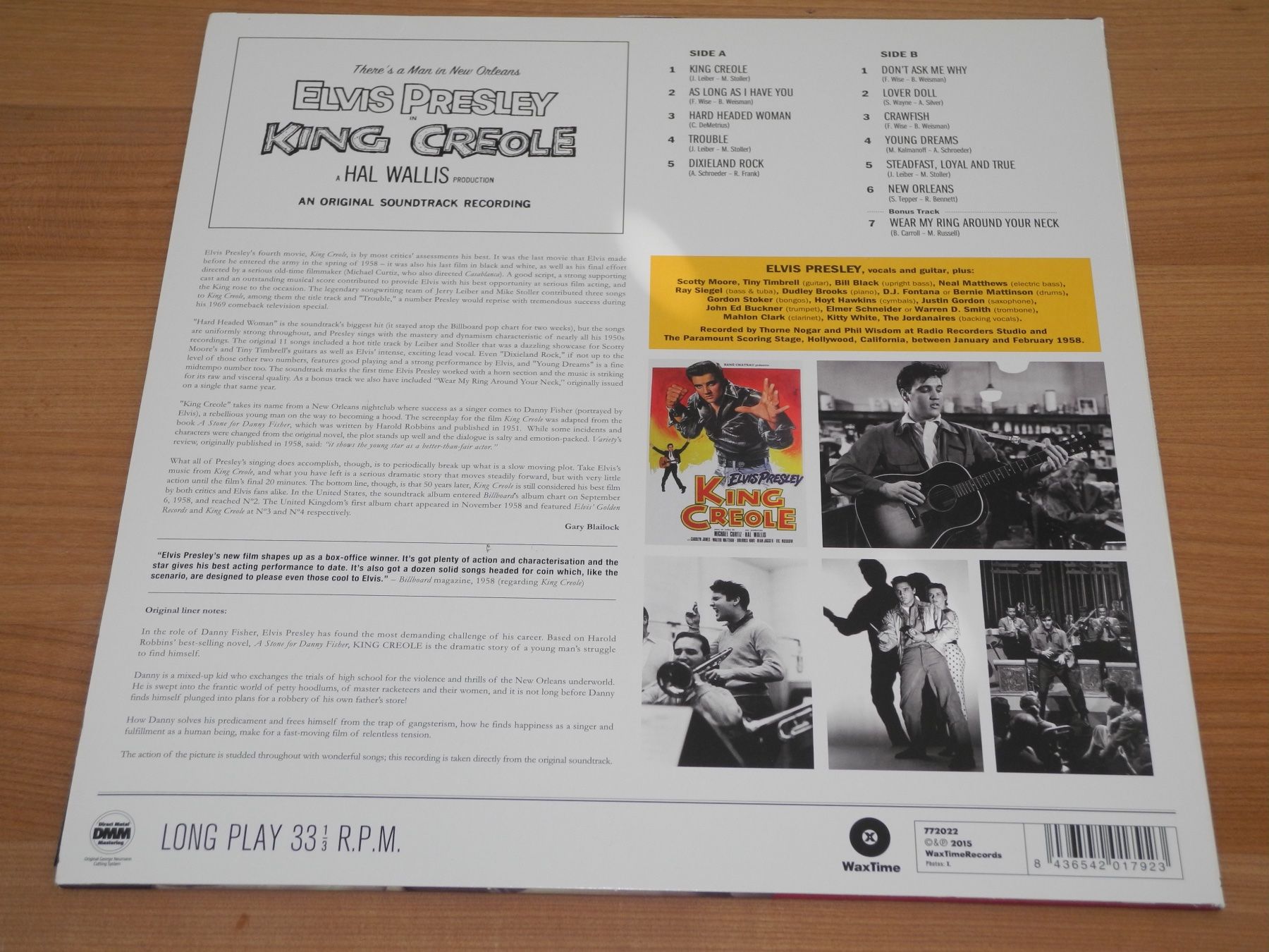 Dischi in vinile: ELVIS PRESLEY - KING CREOLE - WAXTIME – Nuovo (secondo la descrizione) da Fahrwangen venduto da Swirl2 1