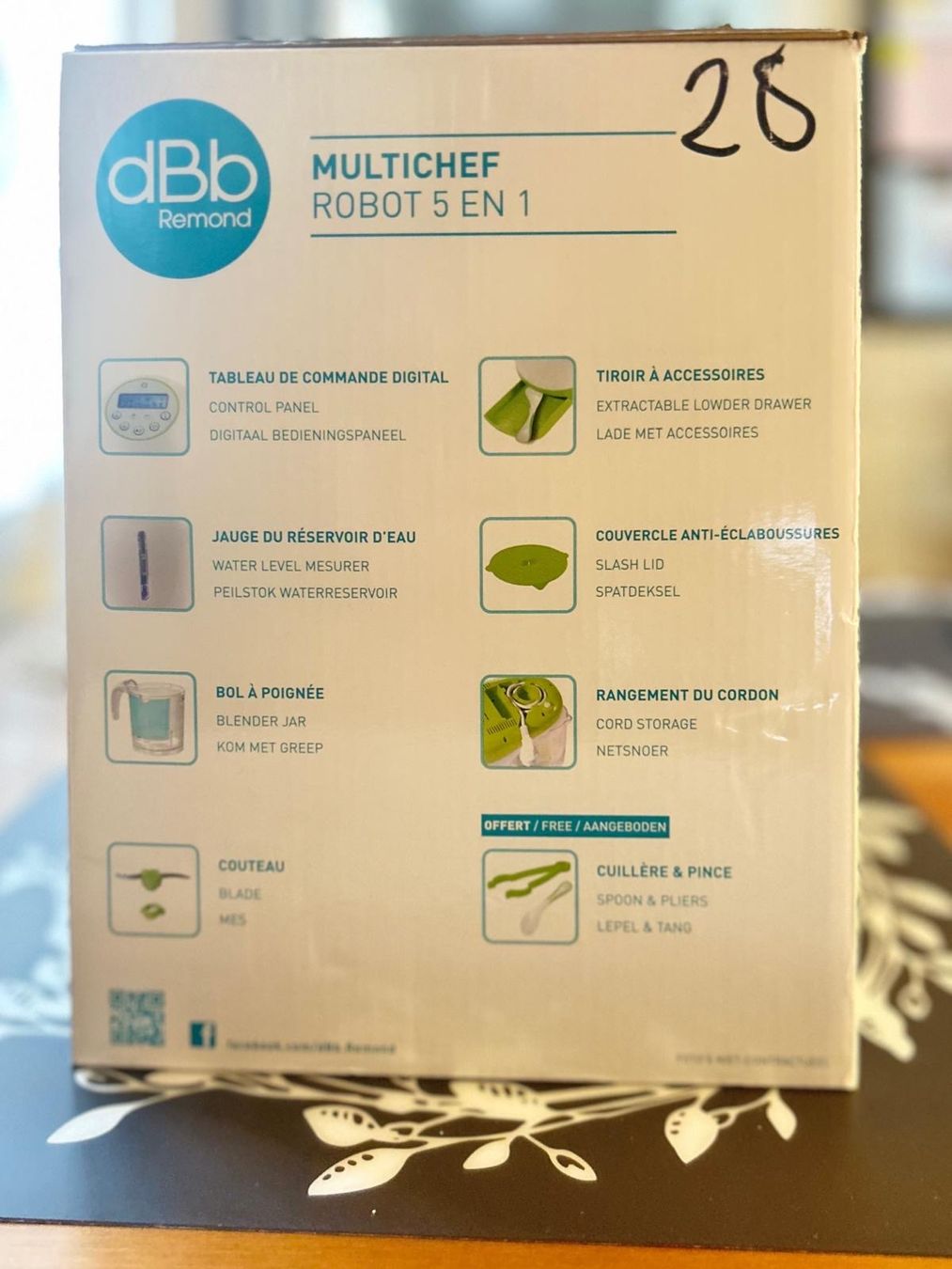 Elettrodomestici da cucina: Robot bébé 5-en-1 dBb Remond Multichef – Usato da Plan-les-Ouates venduto da cas_8nrr 3