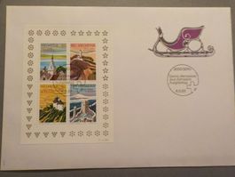 1987, FDC,Sonderbl,Sondermarken CH-Tour.