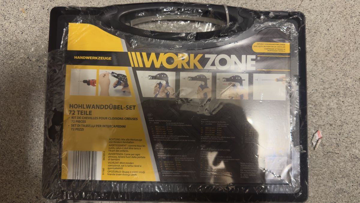 Tutti gli attrezzi: WORKZONE Hohlwanddübel-Sets 213-teilig mit Setzzangen – Nuovo (secondo la descrizione) da Adliswil venduto da 19Sokol86