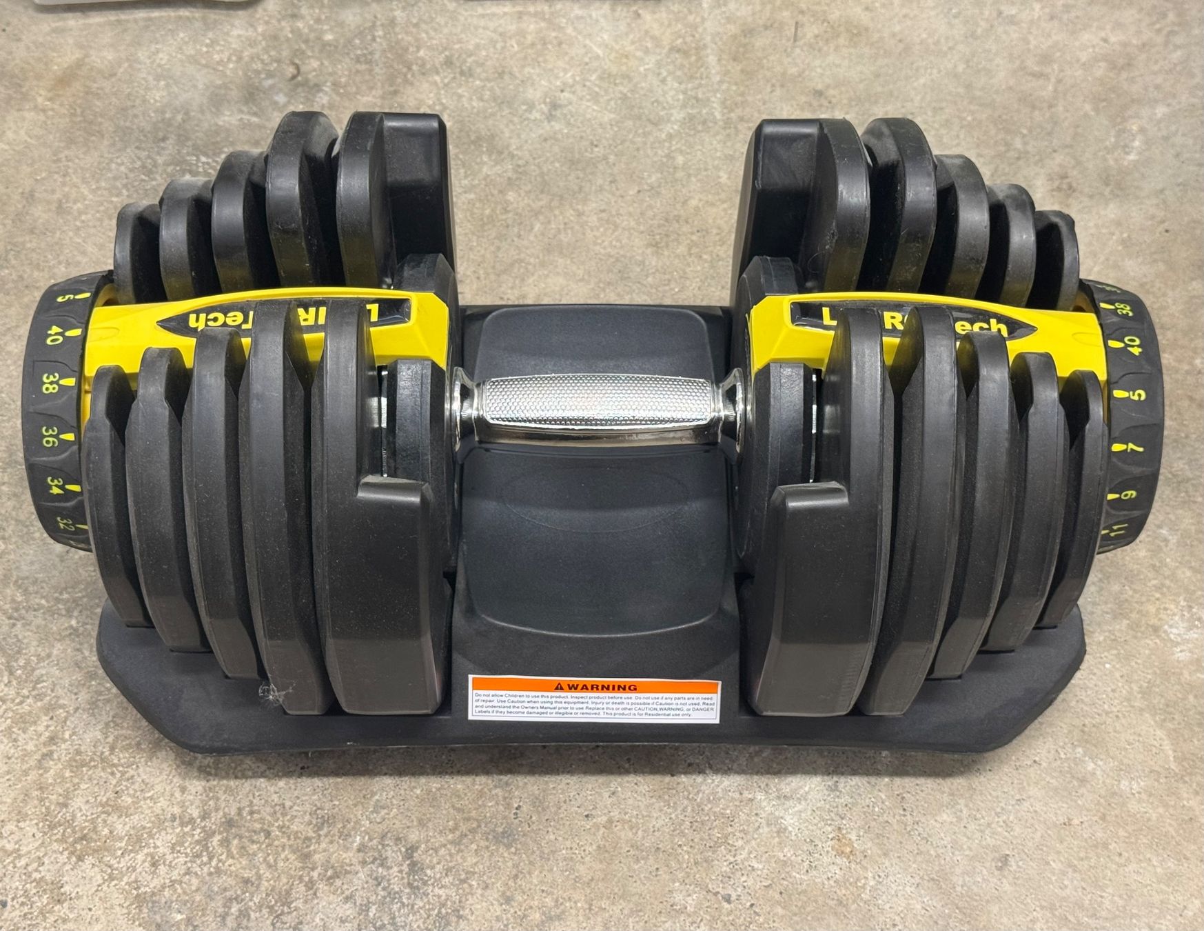 Hanteln & Gewichte: Verstellbare Hantel Lenro Tech 5-40kg 1 Stück – Neu (gemäss Beschreibung) aus Zürich von zue_vp67