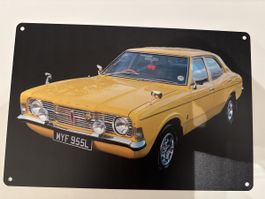 Ford Cortina Oldtimer Blechschild