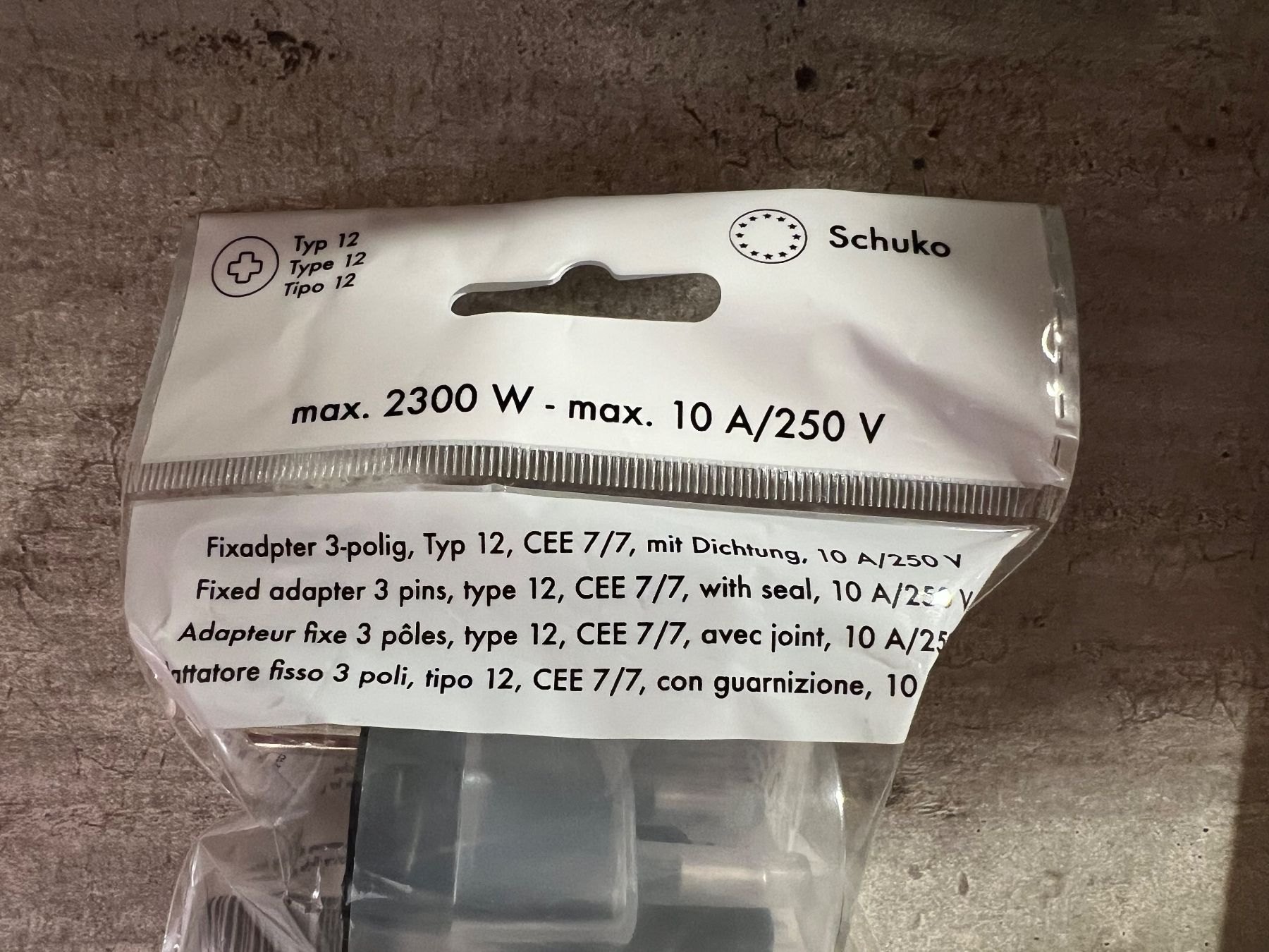 Unità & Adattatore: Schuko Fixadapter 3 polig, Typ 12 - Neu & Original! – Nuovo e nell'imballaggio originale da Stein AG venduto da Anastasia_Asya 2