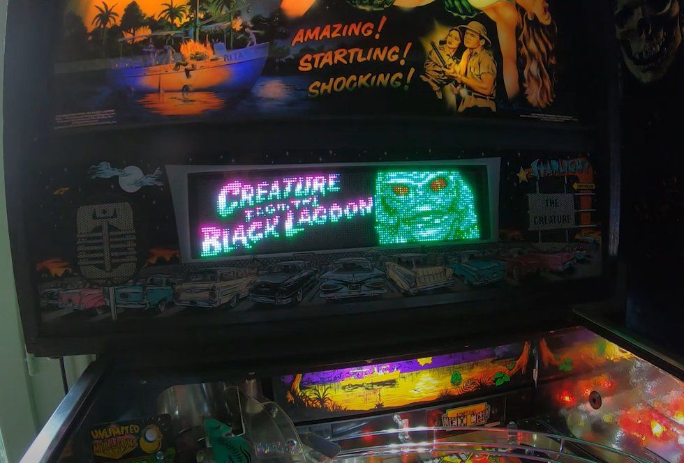 Williams Flipper: Creature from the black Lagoon Farbdisplay pin2dmd NEU – Nuovo e nell'imballaggio originale da Märstetten venduto da Audiofreak