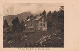 Ferienheim Neumünster auf Kennelalp, Mollis, gel. 1916