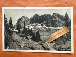 1933 am Weg nach Partnun Graubünden, vintage, Rarität!