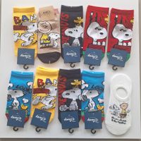 10 Paar Socken Snoopy - Grösse 35 bis 38 - neu