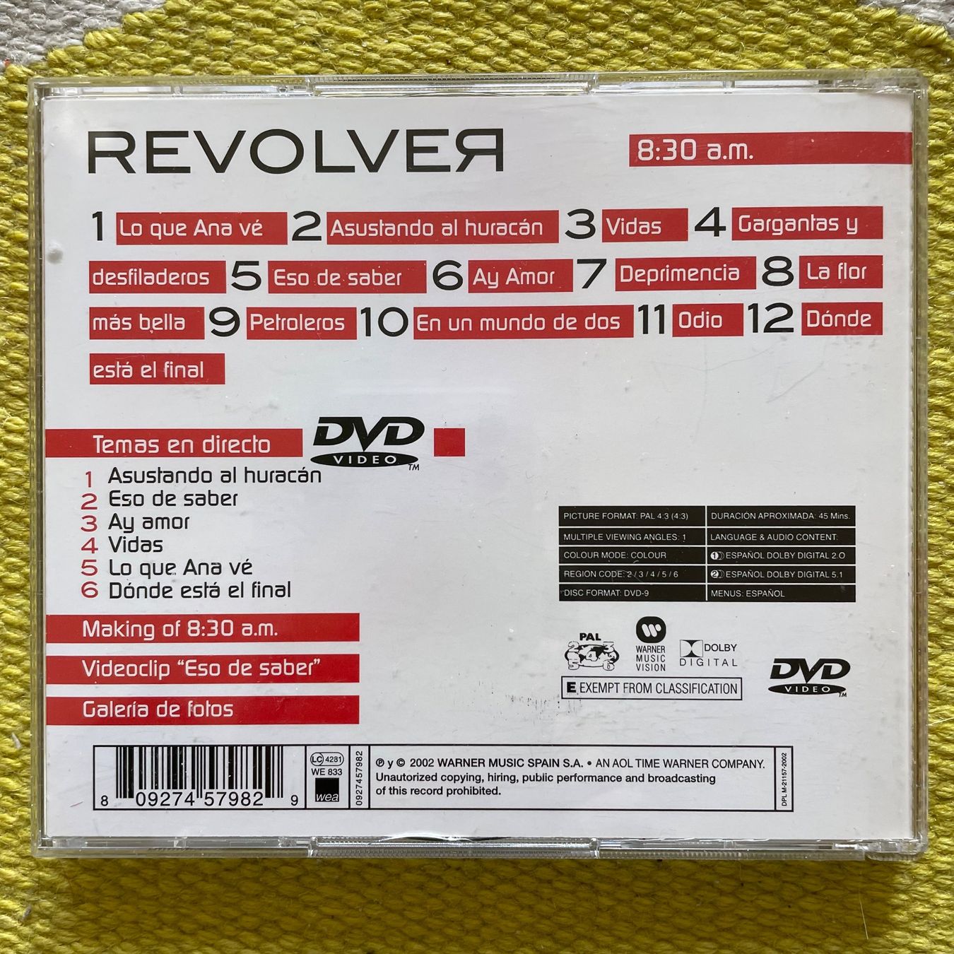 CD: REVOLVER-CD+DVD 8:30 A.M. – Usato da Rorschacherberg venduto da CD-Roli 1